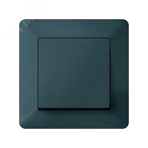 ATLASDESIGN AIR 1-постовая РАМКА, ИЗУМРУД/дымчатый черный - фото 1