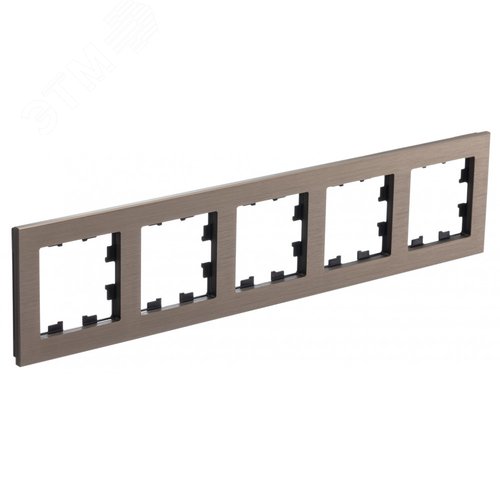 Изображение товара ATLASDESIGN NATURE рамка пятипостовая, МЕТАЛЛ ЛАТУНЬ (шт)