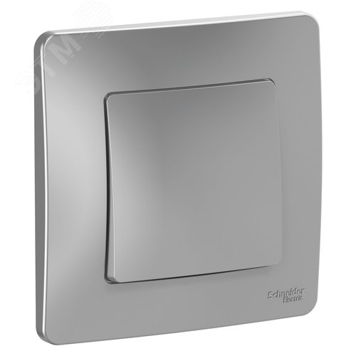 Изображение товара BLANCA скрытой установки одноклавишный переключатель (cх.6), 10A, 250B, алюминий (шт)