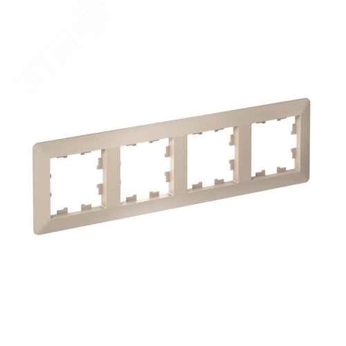 ATLASDESIGN AIR 4-постовая РАМКА, ПЕСОЧНЫЙ/дымчатый белый - фото 2