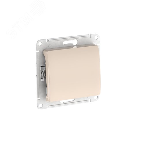 Изображение товара GLOSSA 1-клавишный ВЫКЛЮЧАТЕЛЬ, сх.1, 10АХ, быстрозажимные клеммы, БЕЖЕВЫЙ (шт)