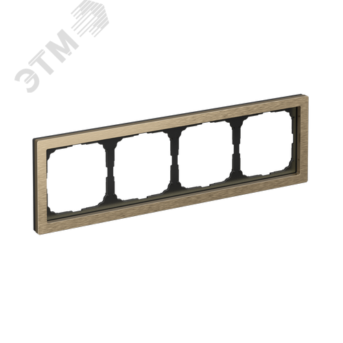 ARTGALLERY PURE 4-постовая РАМКА, МЕТАЛЛ ЛАТУНЬ - фото 1