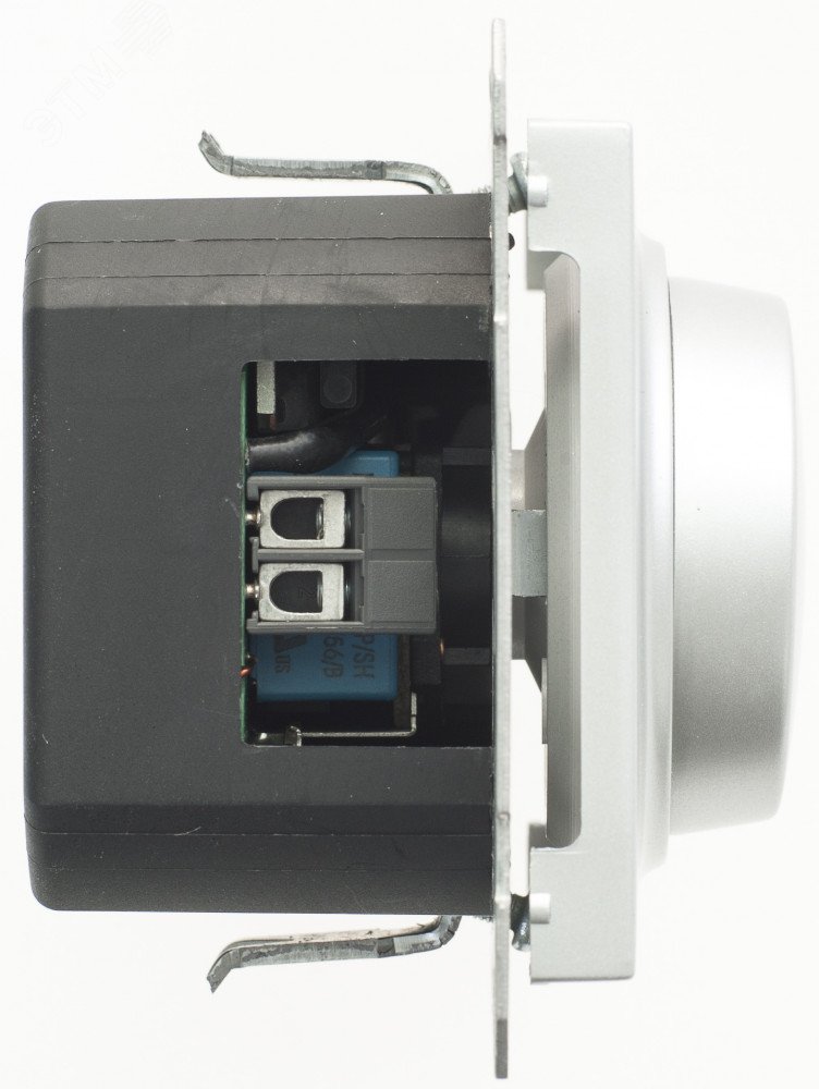 W59 Светорегулятор скрытый без рамки 300ВТ матовый хром SR-5S0-5-86 Systeme Electric - превью 2