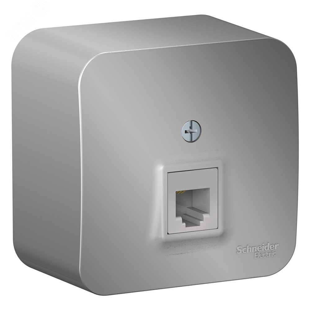 Изображение товара Розетка телефонная наружная Blanca алюминий IP20 для улицы и дачи