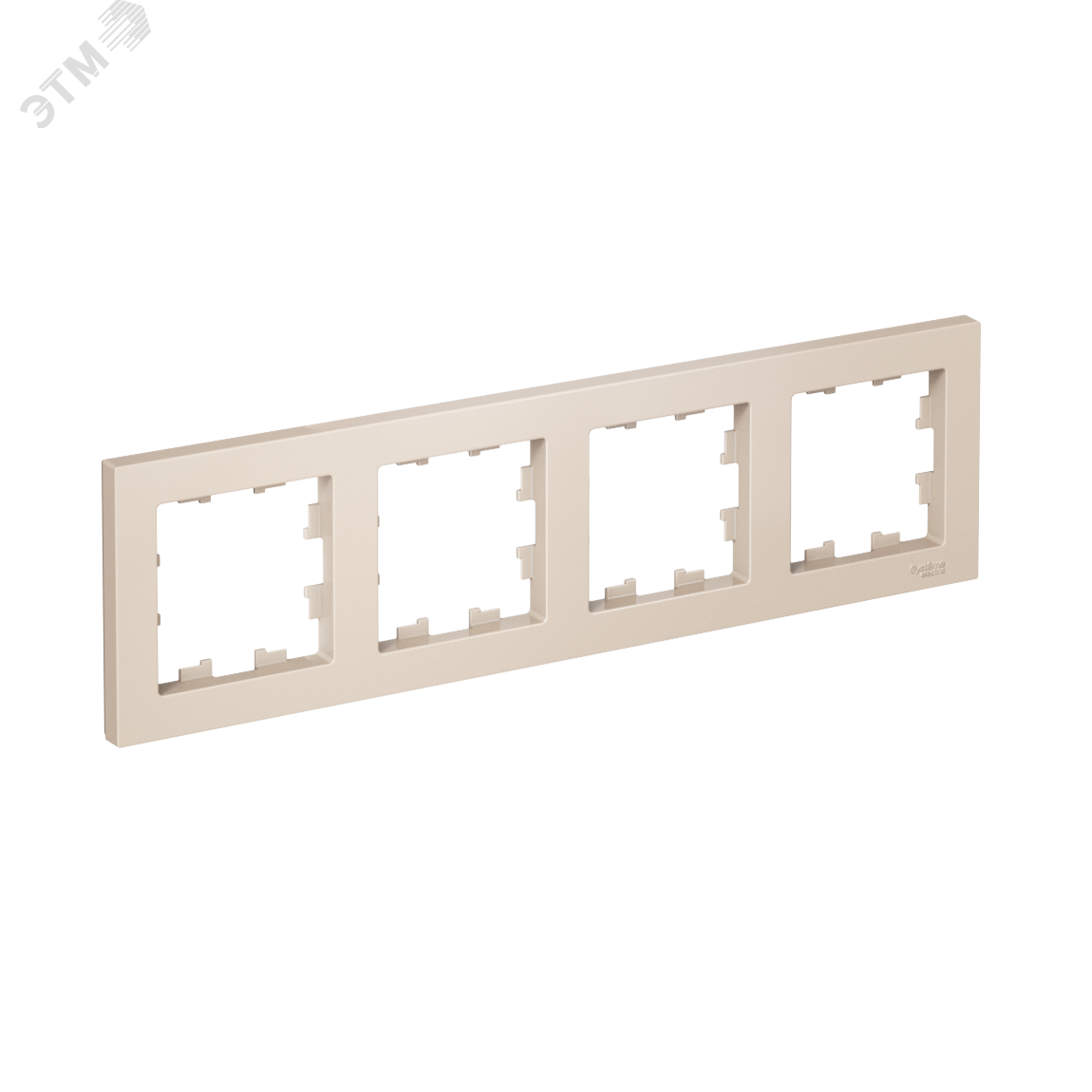 Изображение товара Рамка четырехпостовая ATLASDESIGN бежевый универсальная System Electric