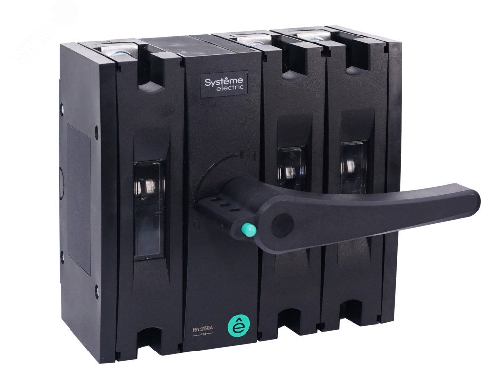 Изображение товара Выключатель-разъединитель SYSTEMEPACT SD250 3P 250A Рукоятка фронт центр_Рукоятка заказывается отдельно (шт)