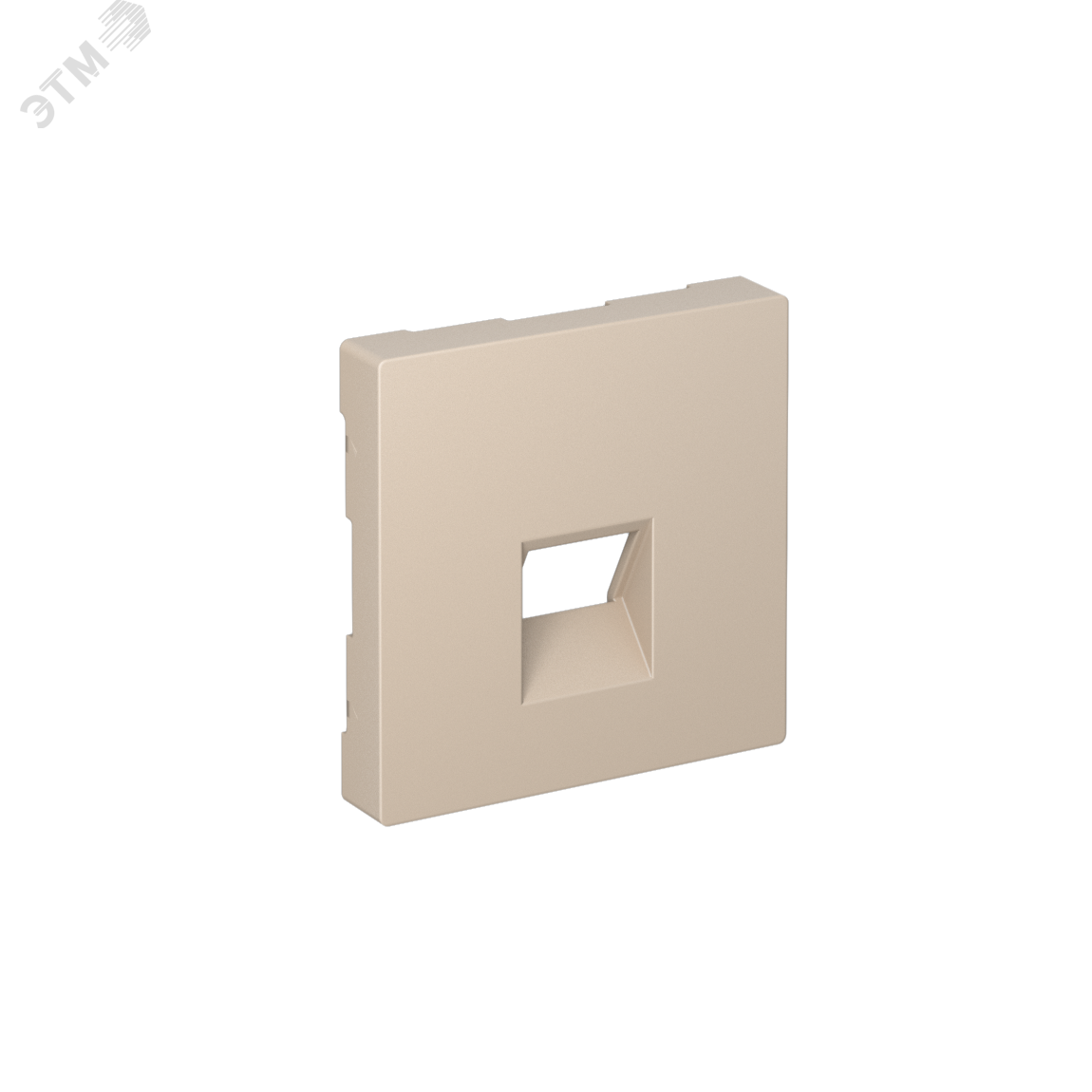 Изображение товара Накладка Systeme Electric AtlasDesign песочный для Keystone пластик IP20