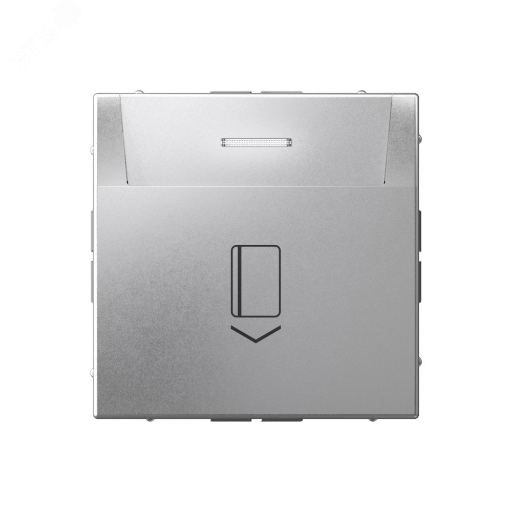 Изображение товара Выключатель карточный 10А SYSTEME ELECTRIC ARTGALLERY алюминий