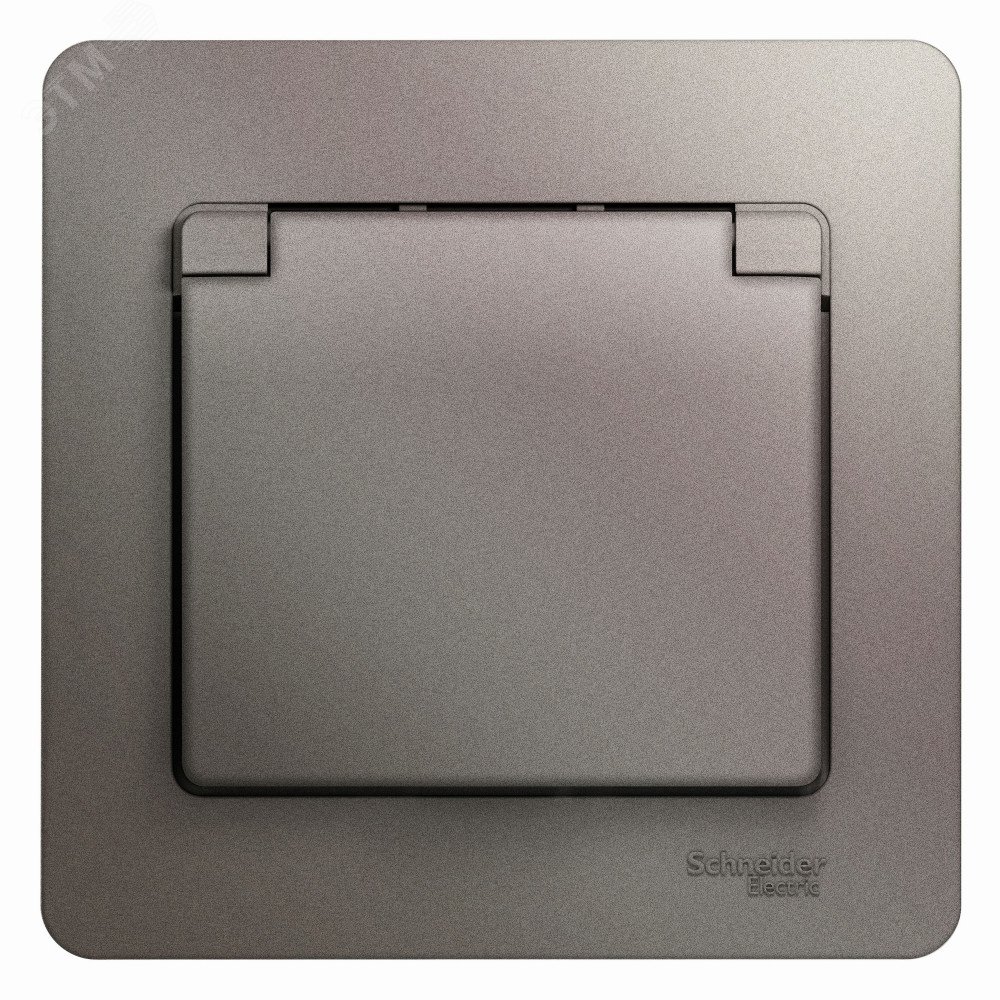 Изображение товара Розетка GLOSSA с заземлением IP20 от Systeme Electric