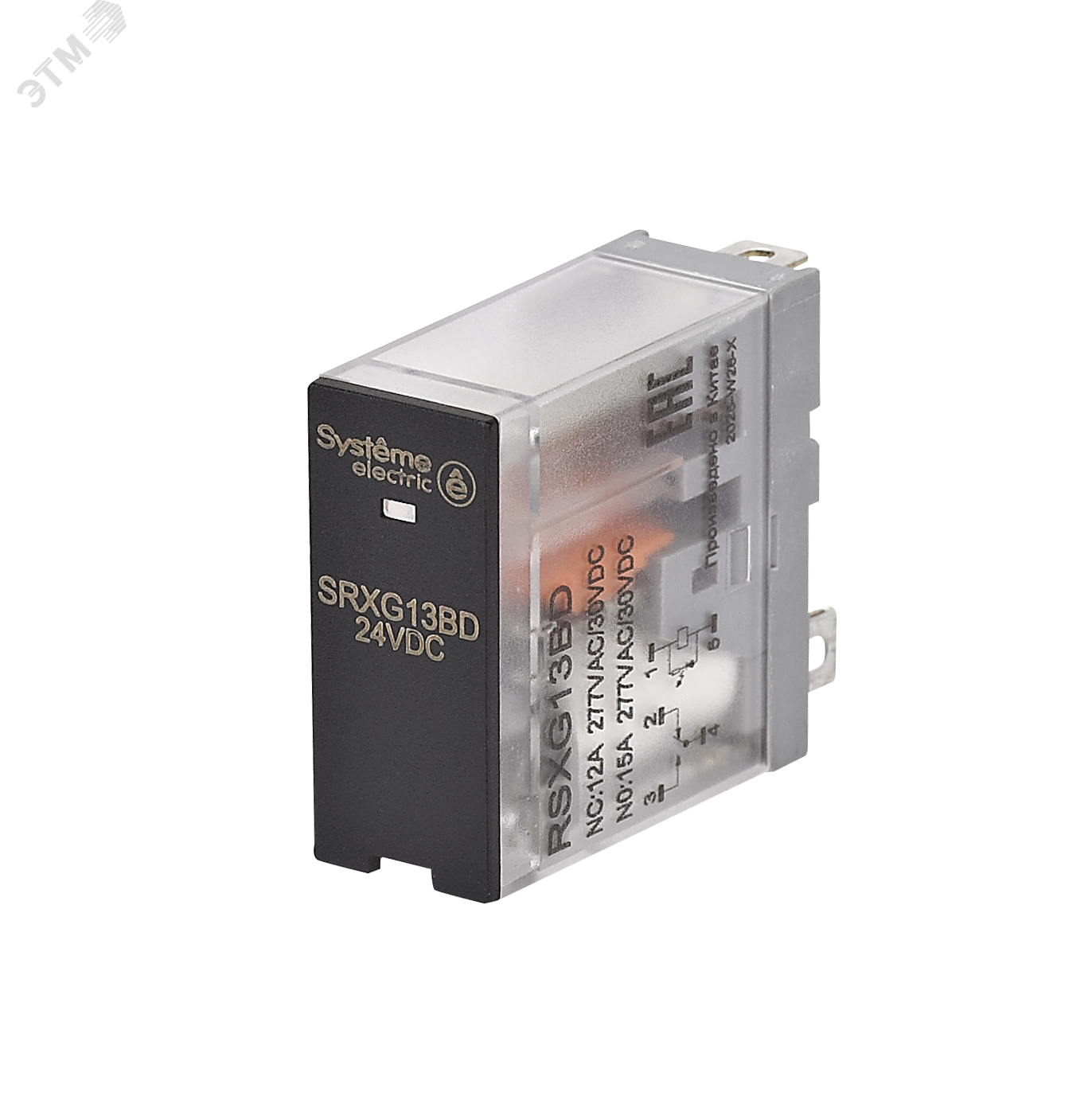 Изображение товара Реле промежуточное 12A 1CO 24VDC LED система автоматизации