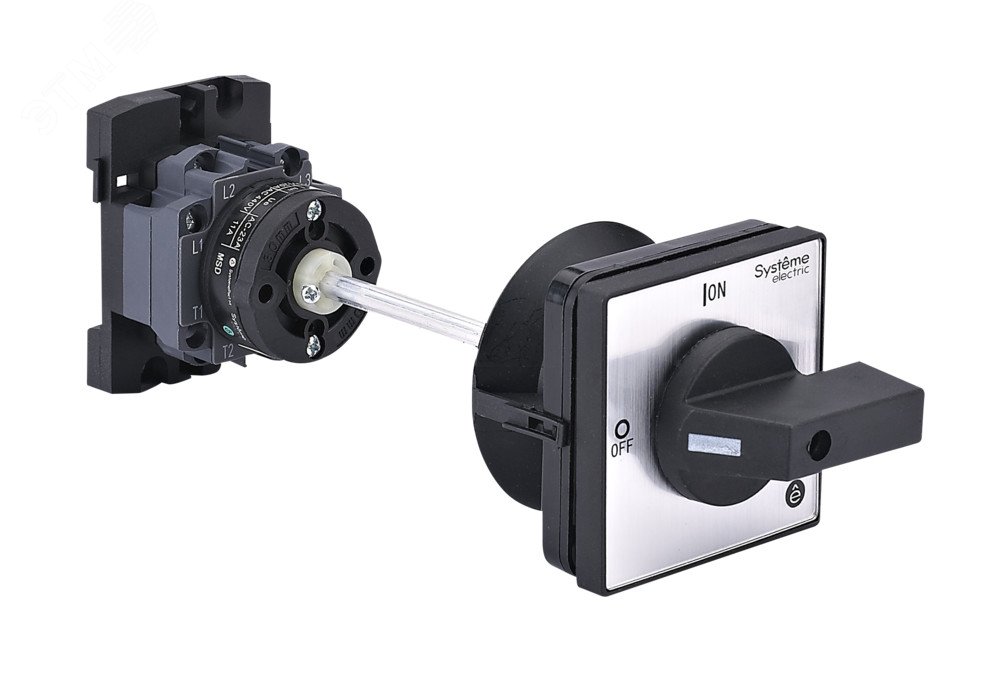 Изображение товара Выключатель-разъединитель 3П 20A с выносной рукояткой монтаж DIN-рейка