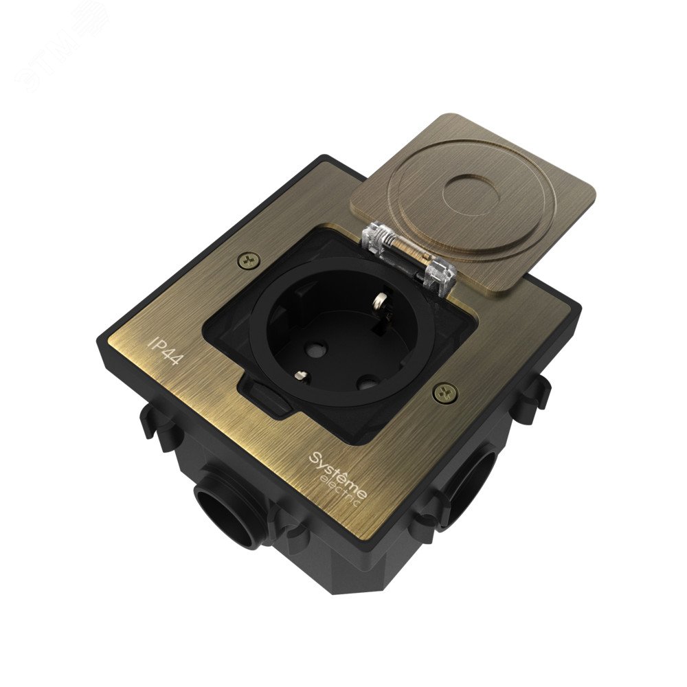 Изображение товара Лючок MultiDeS с розеткой 16А/250В IP44 для бетонных полов