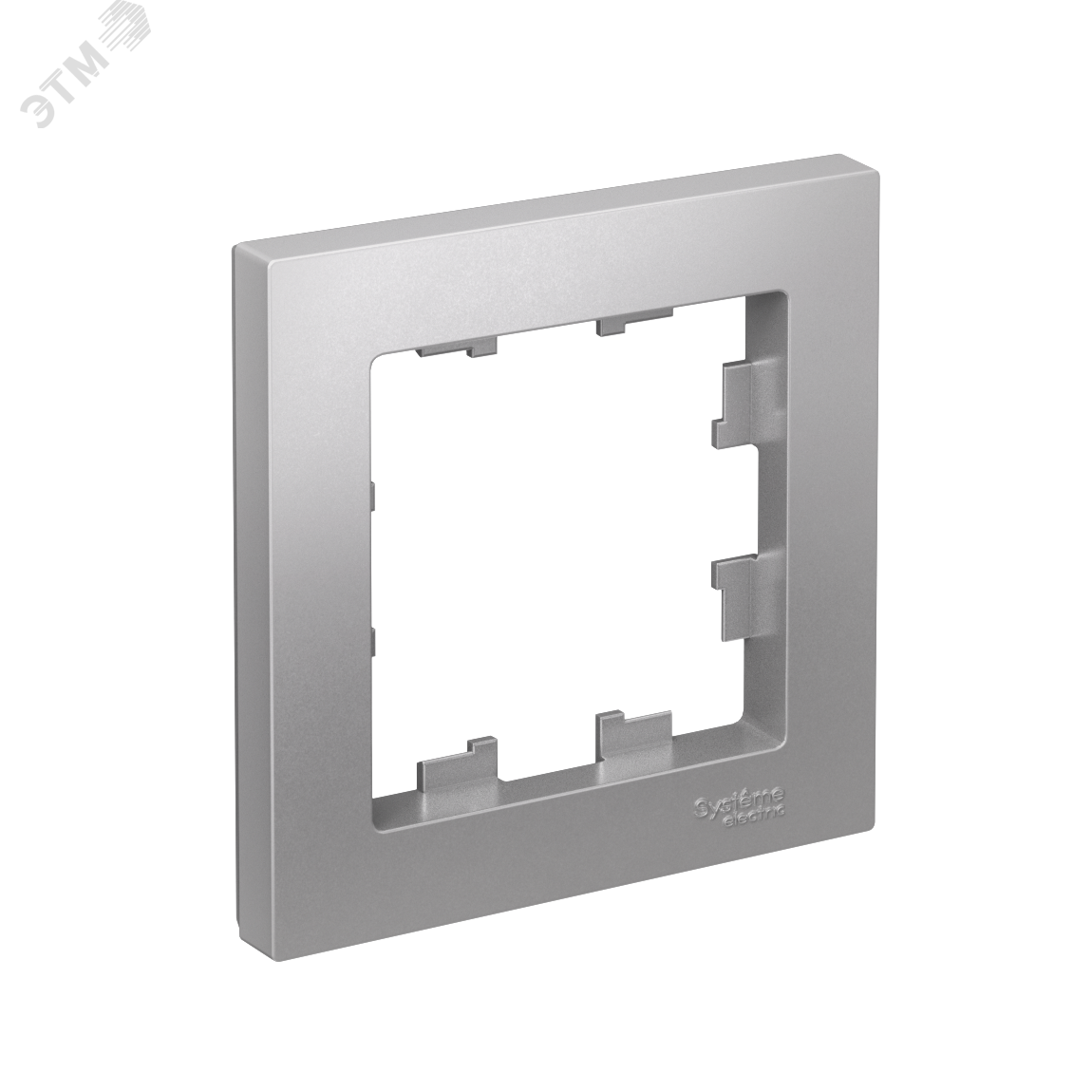 Изображение товара Рамка однопостовая ATLASDESIGN из алюминия 83x83 мм IP20