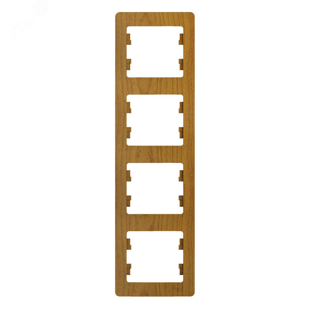 Изображение товара GLOSSA 4-постовая вертикальная рамка из дерева дуб IP20