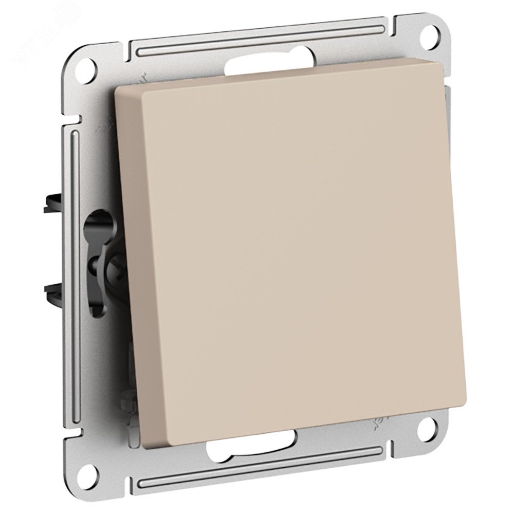 Изображение товара Выключатель одноклавишный AtlasDesign 10А 220В песочный Schneider Electric