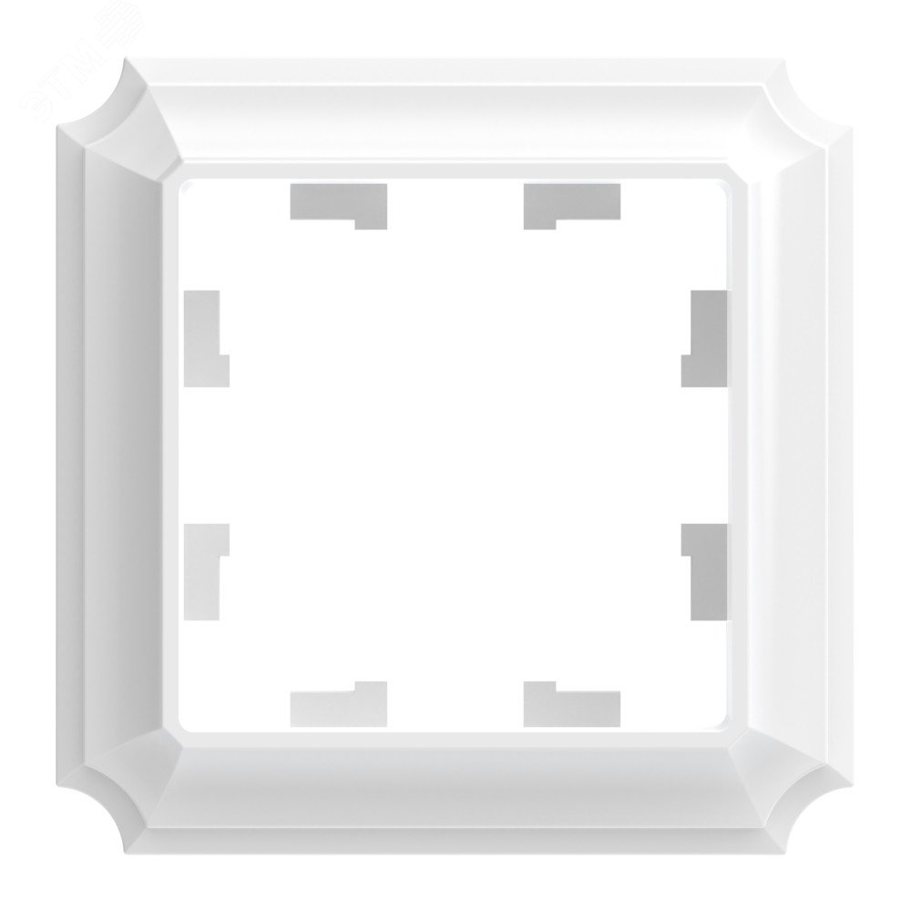 Изображение товара ATLASDESIGN ANTIQUE 1-постовая рамка, БЕЛЫЙ (шт)