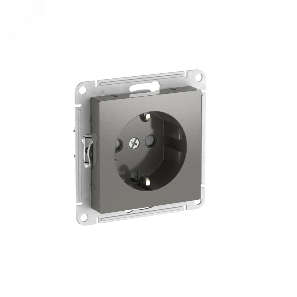 Изображение товара Розетка ATLASDESIGN 16А с заземлением и быстрозажимными клеммами