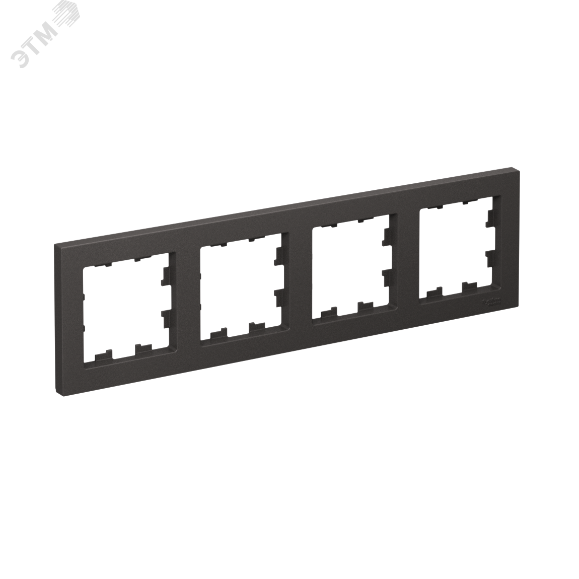 Изображение товара 4-постовая рамка AtlasDesign Базальт Systeme Electric для электроустановочных изделий