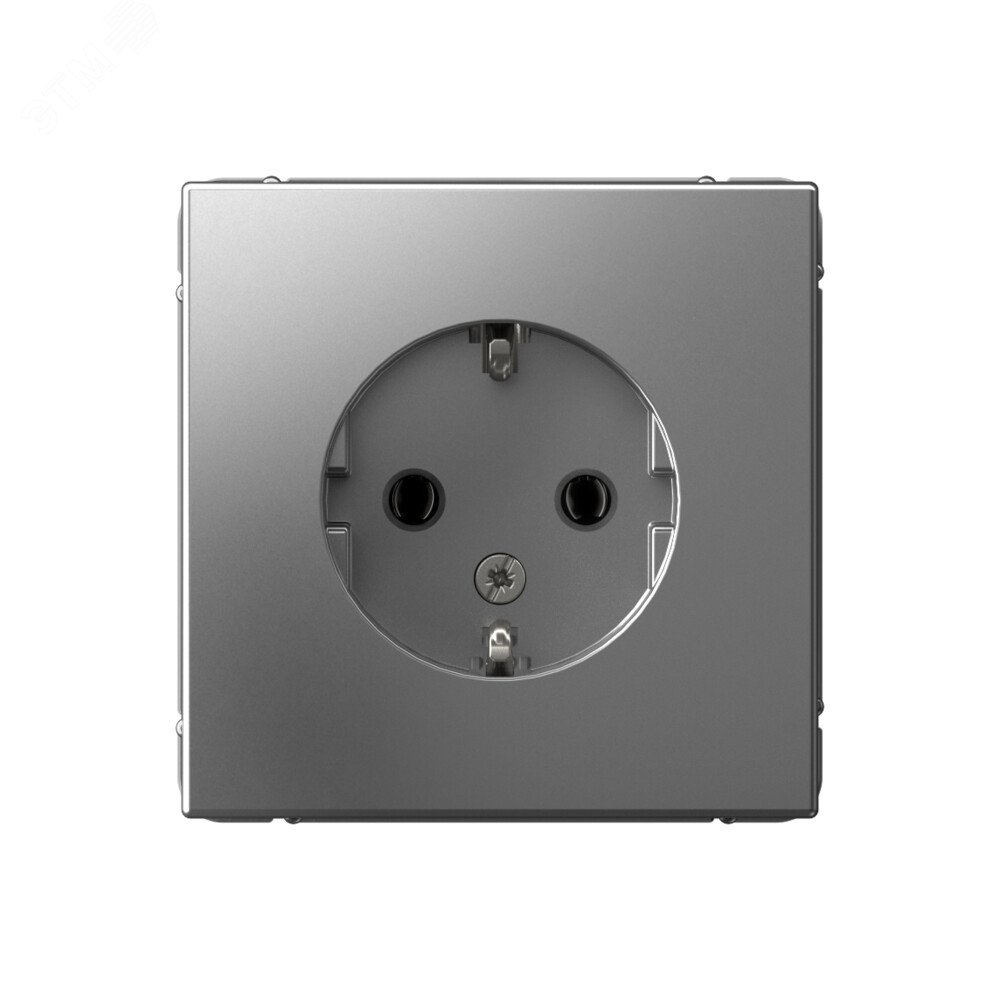 Изображение товара Розетка с заземлением ARTGALLERY Systeme Electric 16А серый