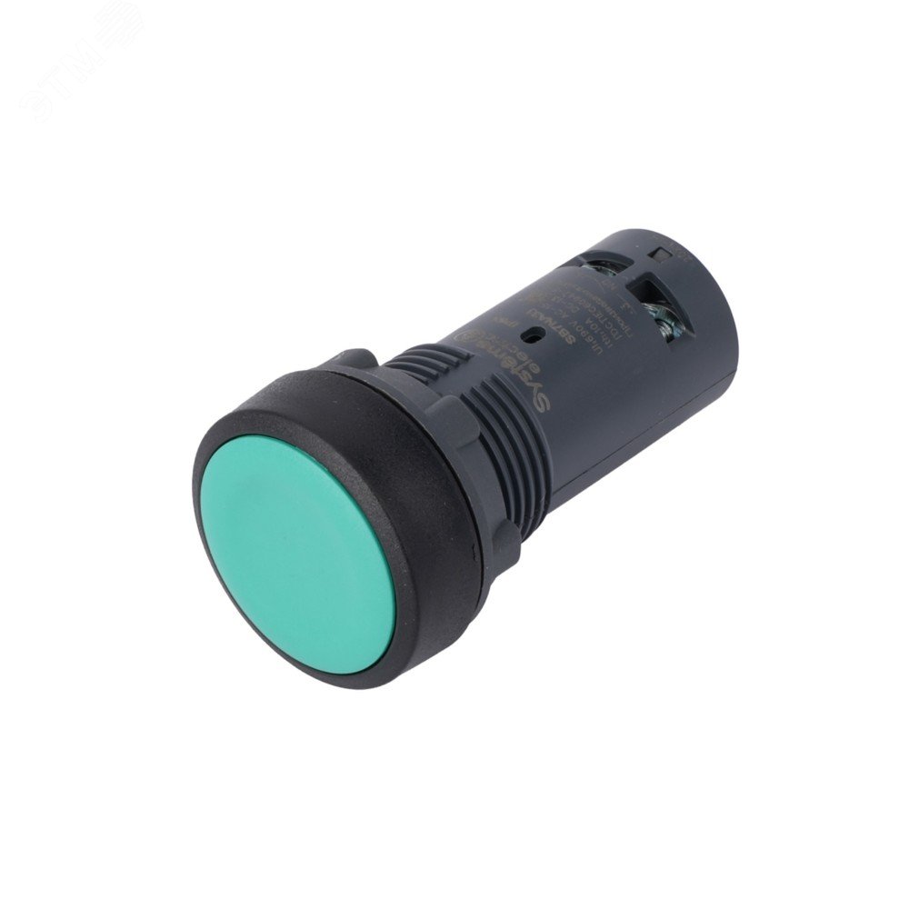 Изображение товара Кнопка SB7 моноблочная 22 мм зеленая с возвратом IP65