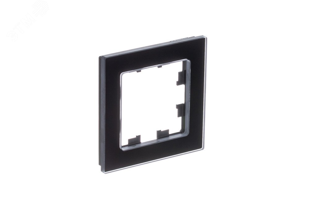 Изображение товара Рамка AtlasDesign Nature 1-постовая из закаленного стекла Черная