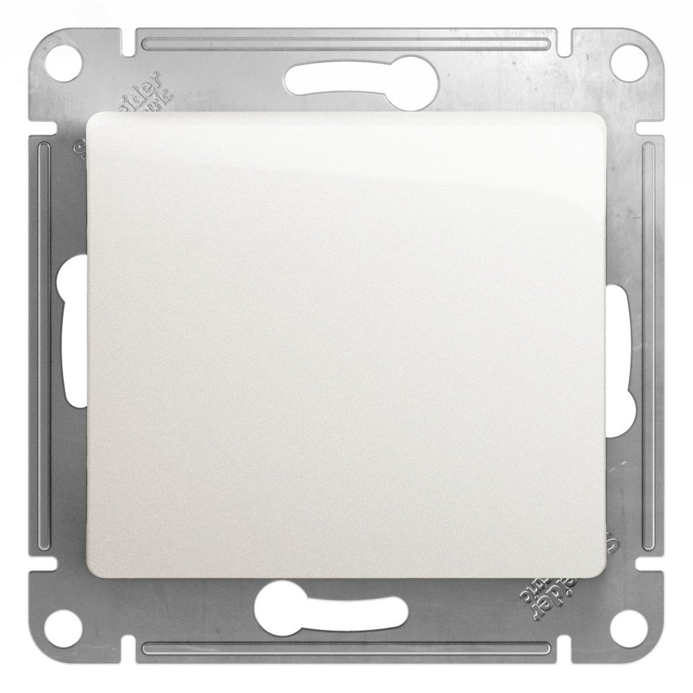 Изображение товара GLOSSA Перекрестный переключатель схема 7 перламутр для скрытого монтажа