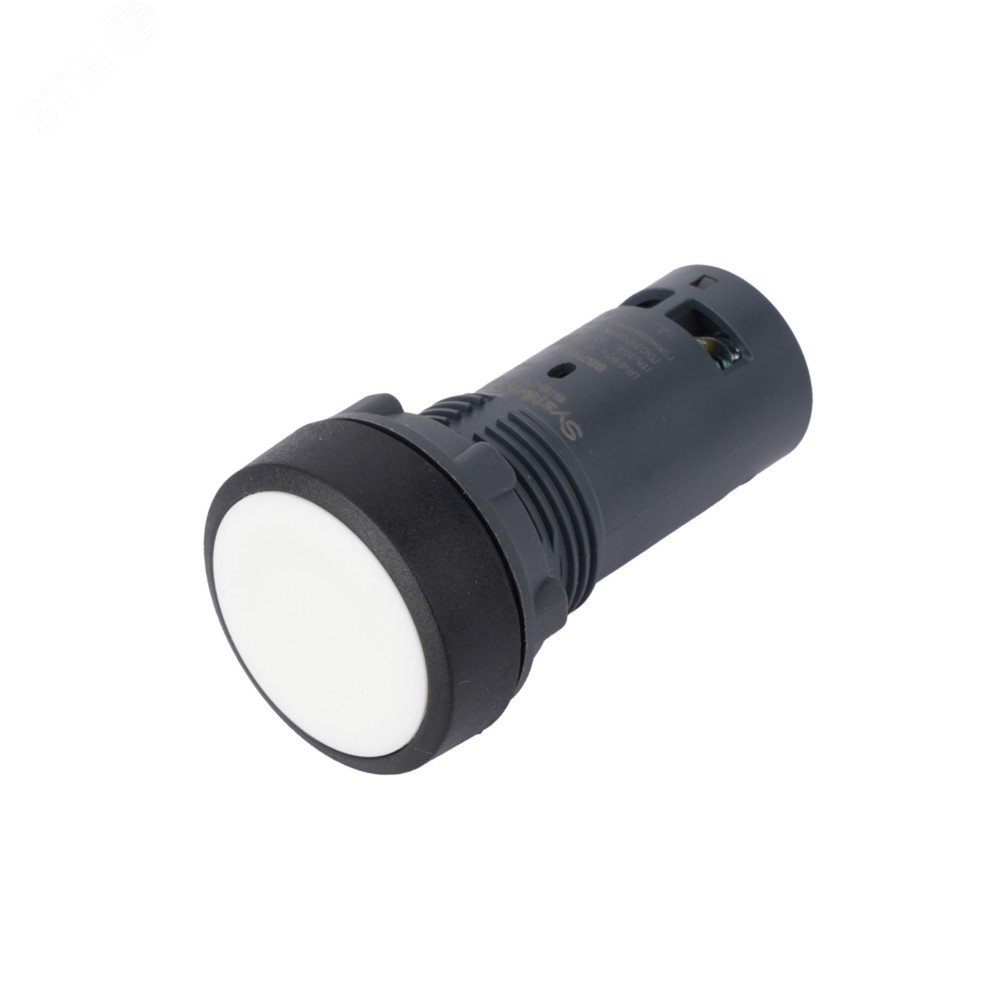 Изображение товара Кнопка SB7 моноблочная 22мм белая с возвратом, пластик, 1НО, IP65 (шт)