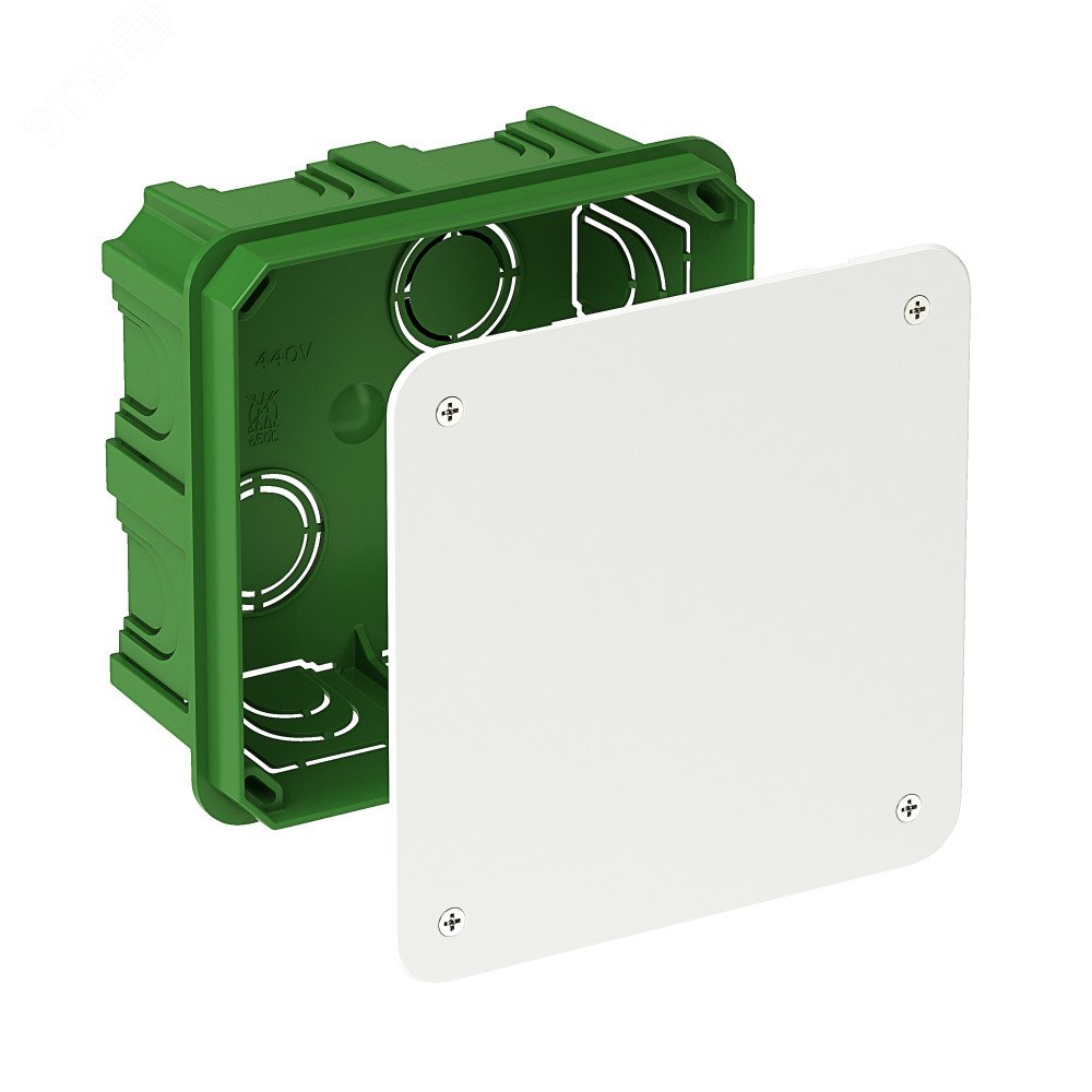 Коробка распределительная для сплошных стен 100x100x50 DIY IMT351221 Systeme Electric - превью 2