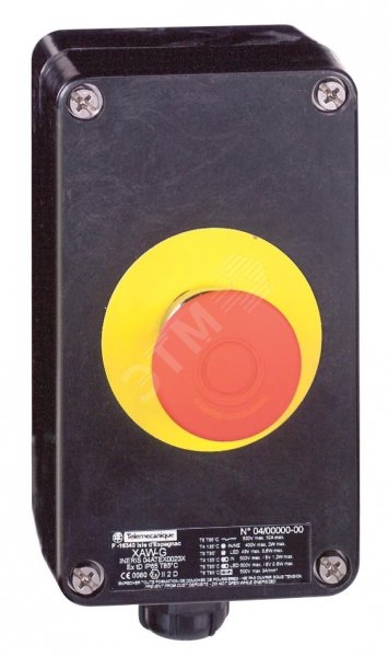 Пост кнопочный ATEX в сборе аварийная останова возврат поворотом ...