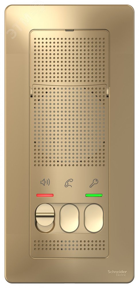 BLANCA переговорное устройство ( домофон), 4,5в,  титан BLNDA000014 Systeme Electric - превью 2