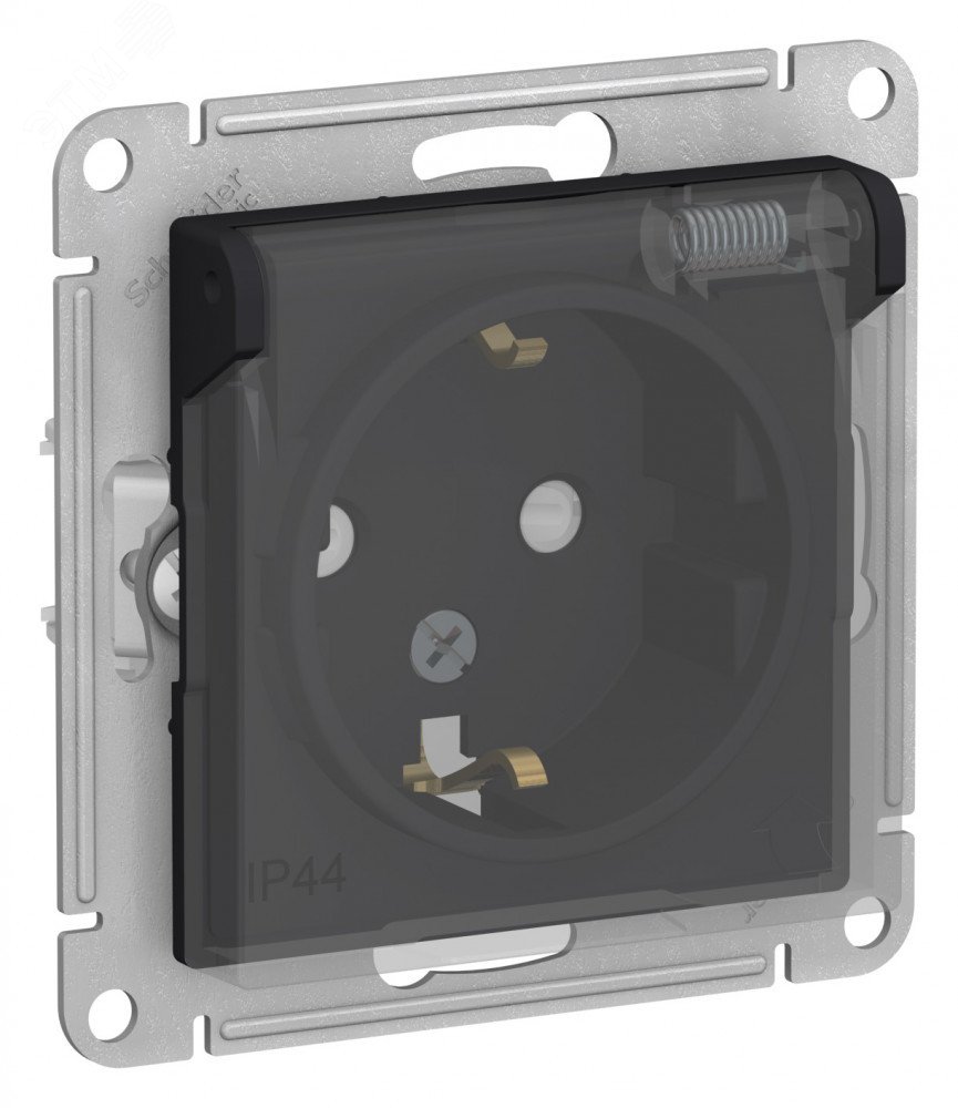 Изображение товара Розетка со шторками и заземлением AtlasDesign Aqua IP44 16А 220В