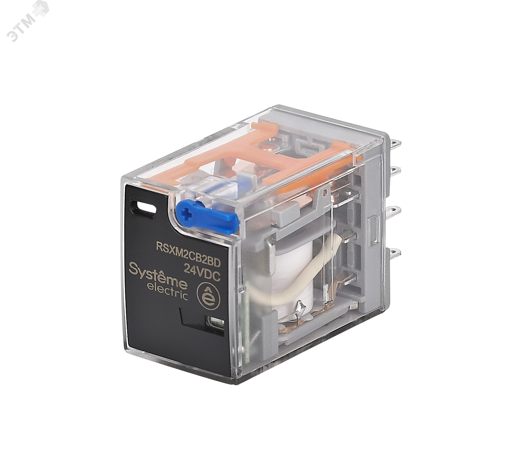 Изображение товара Реле 10A 2CO 24VDC тест кнопка LED от Systeme Electric