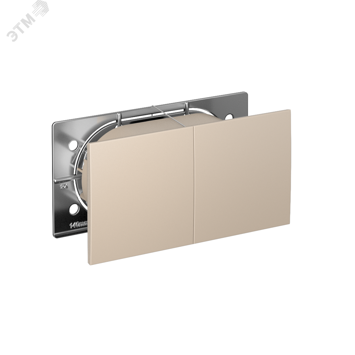 Изображение товара Розетка двойная AtlasDesign с заземлением и шторками, IP20, 16 А, Россия