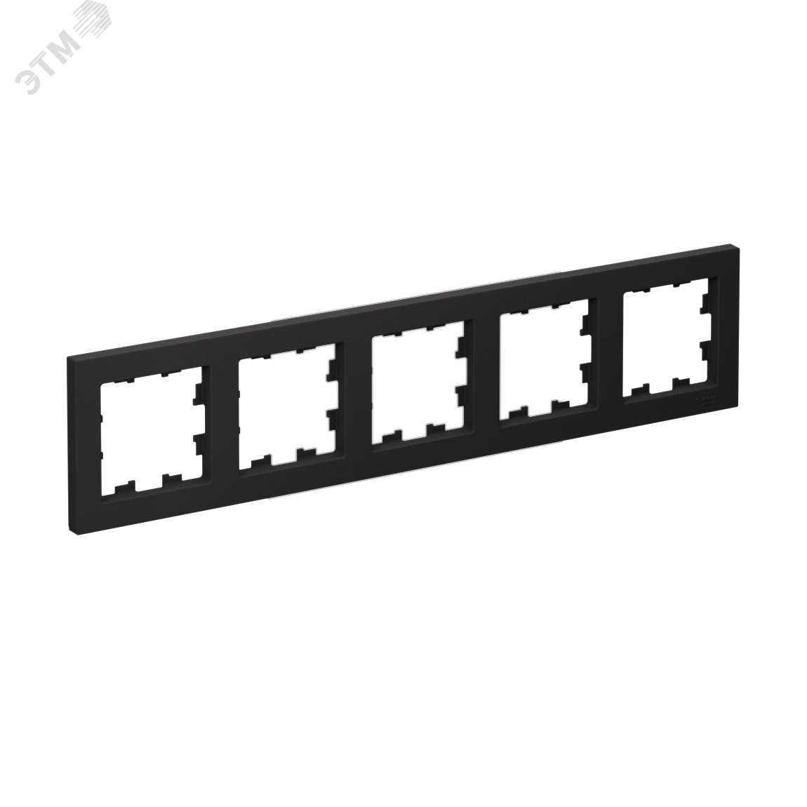 Изображение товара Рамка пятипостовая универсальная карбон ATLASDESIGN SYSTEME ELECTRIC