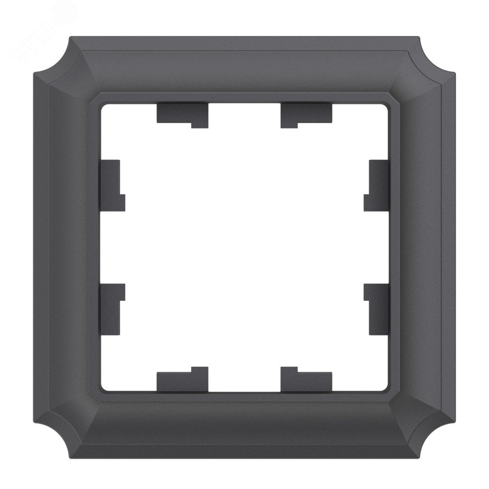 Изображение товара Рамка ATLASDESIGN ANTIQUE одинарная базальт