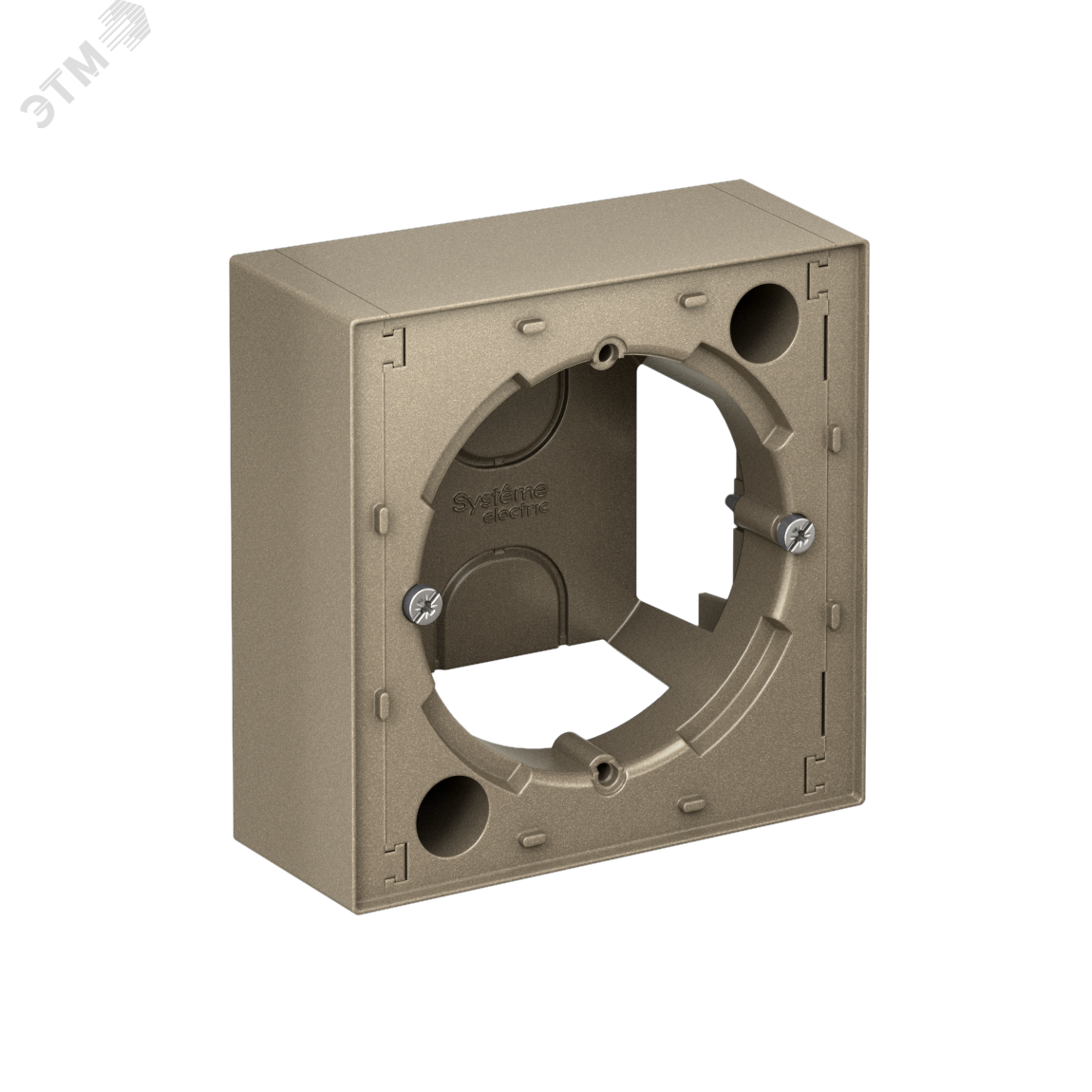 Изображение товара Коробка наружная ATLASDESIGN системы Electric для улицы шампань