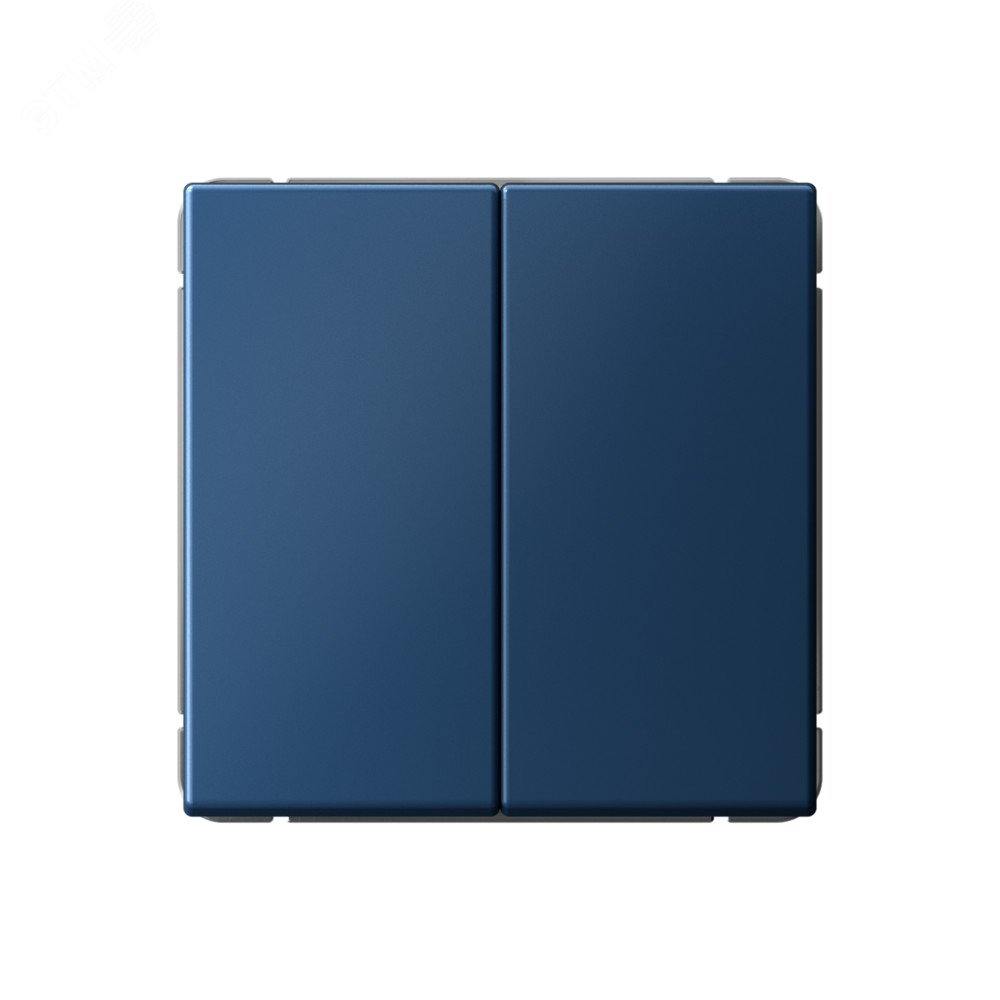 Изображение товара ARTGALLERY 2-клавишный переключатель аквамарин скрытый монтаж 10А