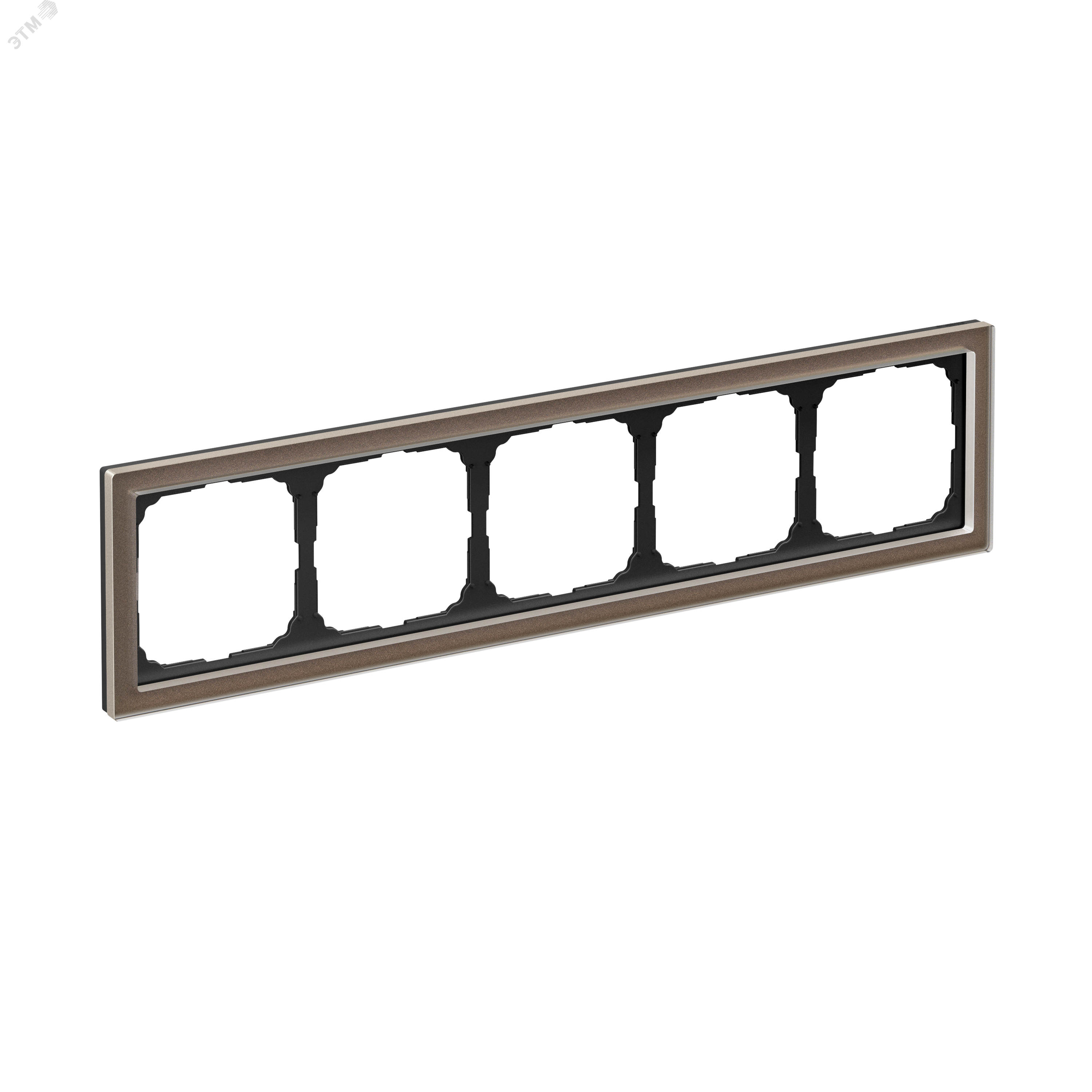 Изображение товара Рамка Systeme Electric ArtGallery Pure 5 постов органическое стекло мокко