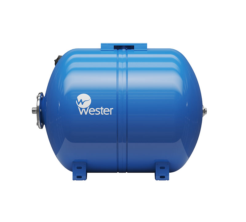 Гидроаккумулятор горизонтальный WAO 100л Т 25 бар, для водоснабжения