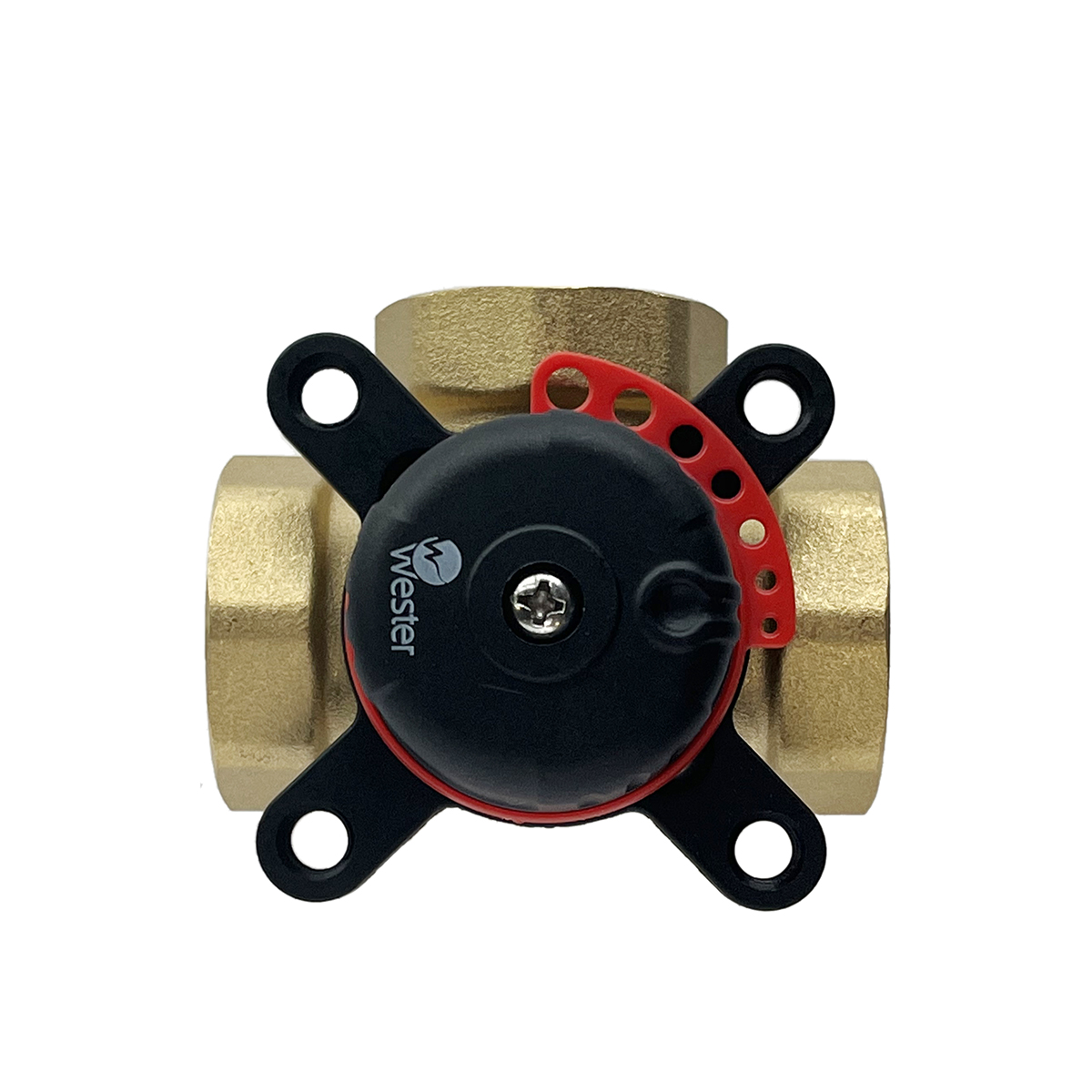 Клапан поворотный VRS3, 3-ходовой  (DN25, Kvs10, PN10, ВР 1', ГВ-КО-РО-ТП-ТТ-ОХ-ВК)