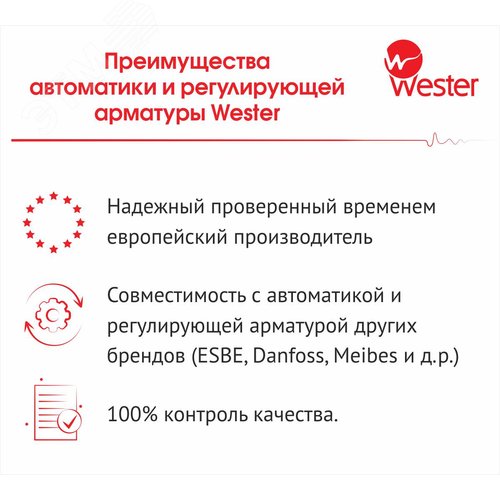 Привод Wester S11 3P 20500A-K 230 VAC 50Hz 50s/90 3-точ. SPDT 5 Nm - фото 3