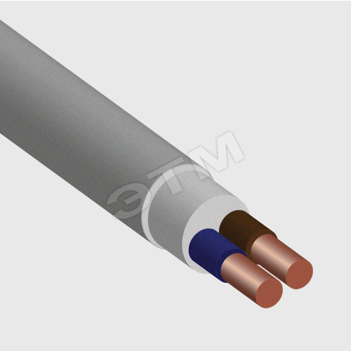 Изображение товара Кабель силовой NYM-O 2х2.5 ТРТС для внутренней прокладки 100 м