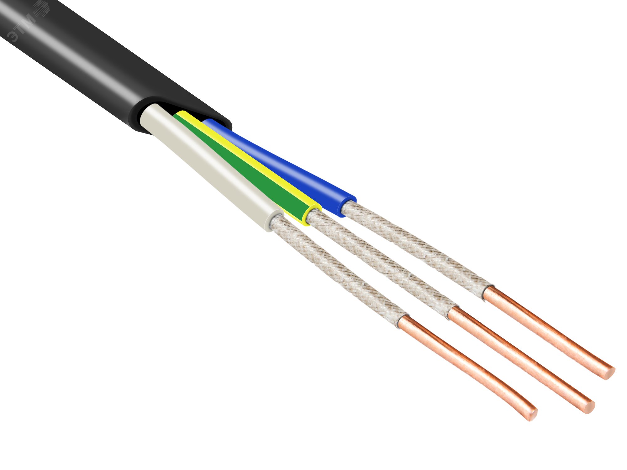 Изображение товара Кабель силовой ВВГнг(A)-FRLS 3х1.5пл заборный барабан Россия