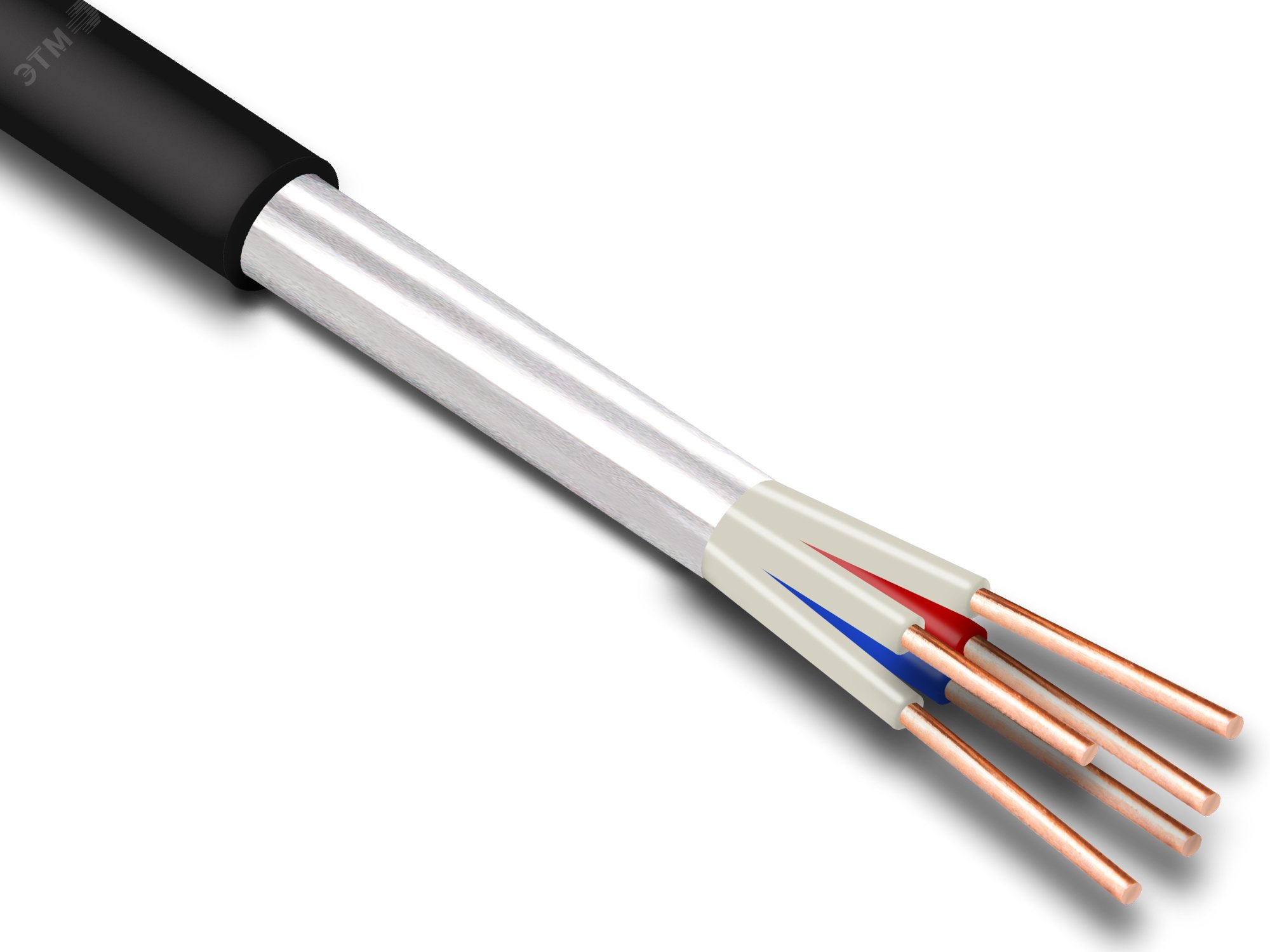 Изображение товара Кабель контрольный КВВГЭнг (А) LS 5*2.5 ТРТС для электросетей до 660 В