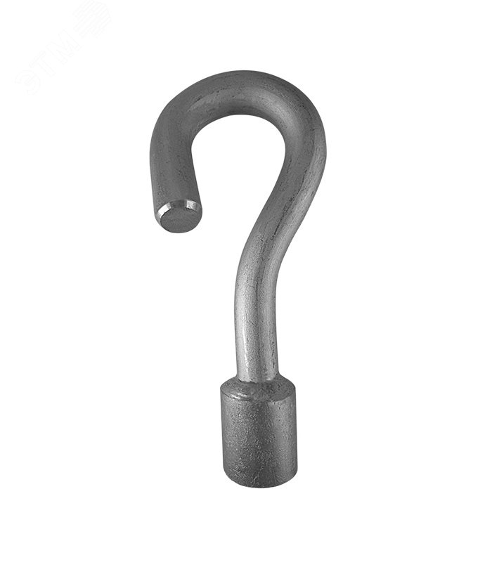 Изображение товара Крюк-гайка ГН-20 для крепления арматуры и кабелей, оцинкованный