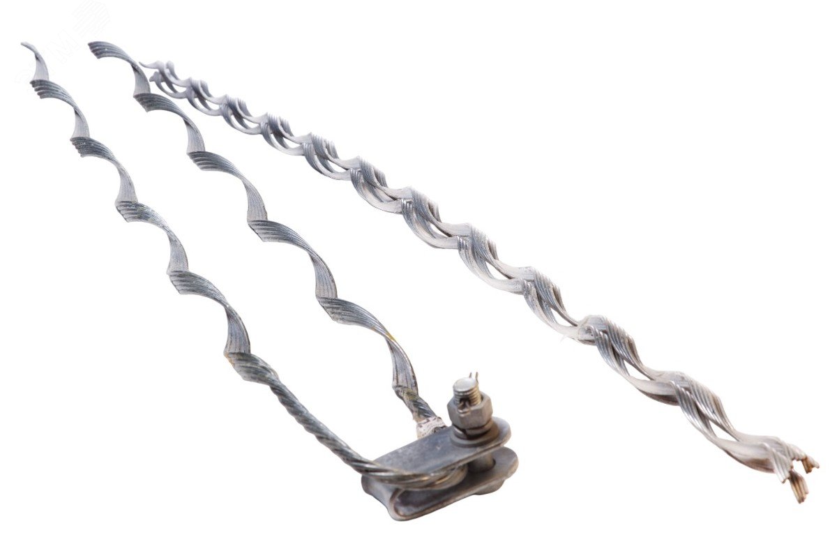 Изображение товара Зажим спиральный натяжной НСО-20(35)-14,2/15,6 ТС-03 П - надежное крепление кабеля