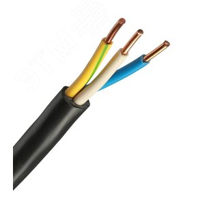 Кабель силовой ВВГ-нг(А)-LSLTx 3х6ок(N, PE)-0,66 ТРТС - фото 1