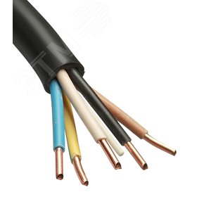 Кабель силовой ВВГ-нг(А)-LSLTx 5х2,5ок(N, PE)-0,66 ТРТС (А) 100м ТРТС - фото 1