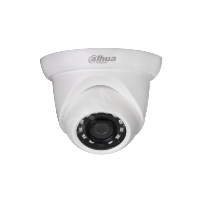 Видеокамера IP купольная 1MP 2.8мм ИК подсветка 30мс фиксированным объективом DH-IPC-HDW1020SP-0280B-S3 Dahua