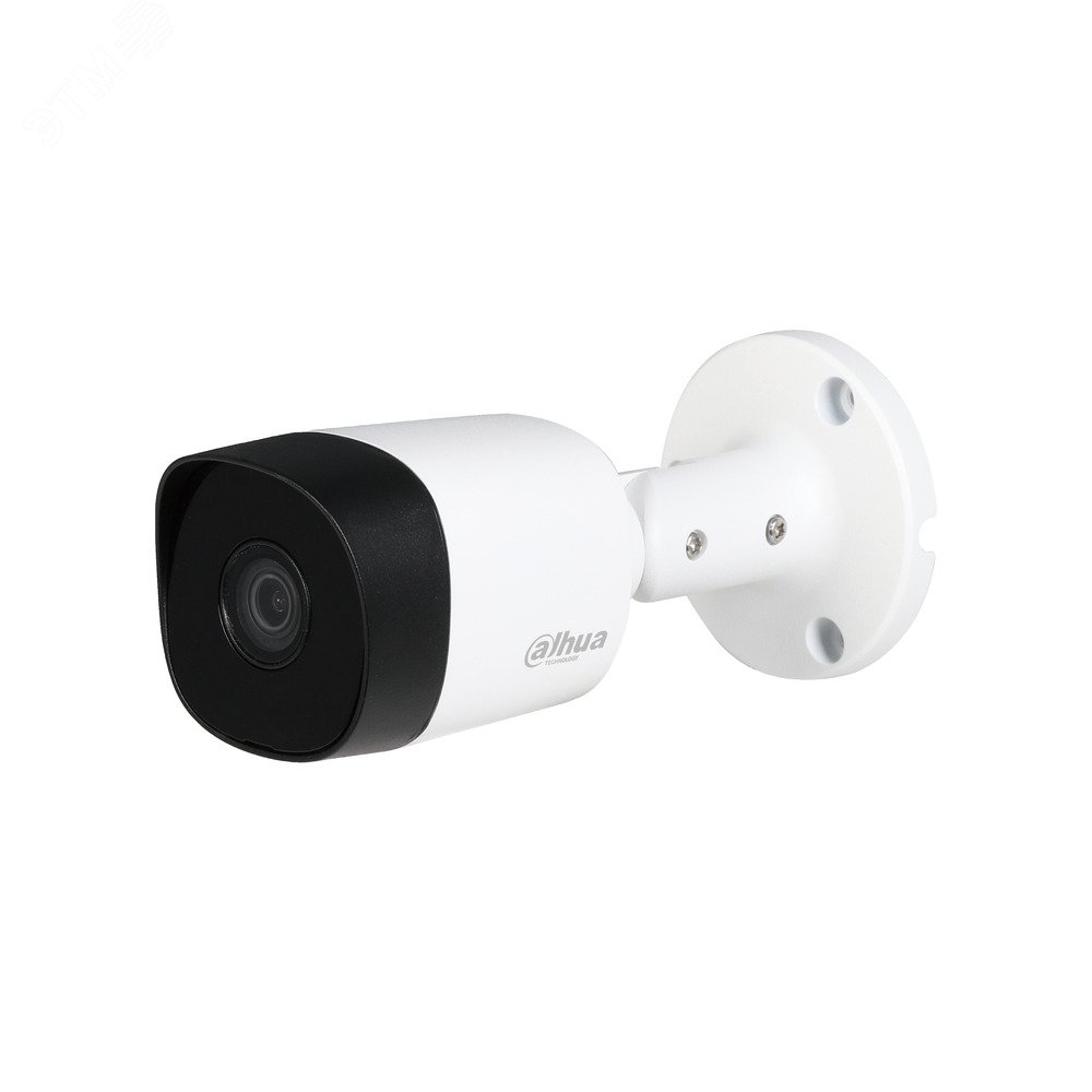 Видеокамера аналоговая 2Мп цилиндрическая уличная ИК-20м IP67 (3.6мм) DH-HAC-B2A21P-0360B Dahua